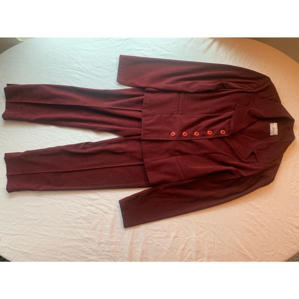 Vintage KC Spencer’s Maroon Suit - Size 4P